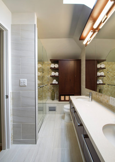 Modern Bathroom by Princeton Design Collaborative