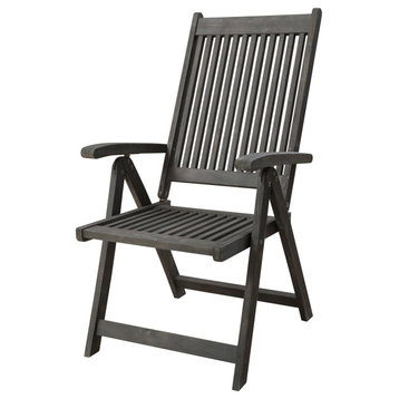 Distressed Outdoor Reclining Chair