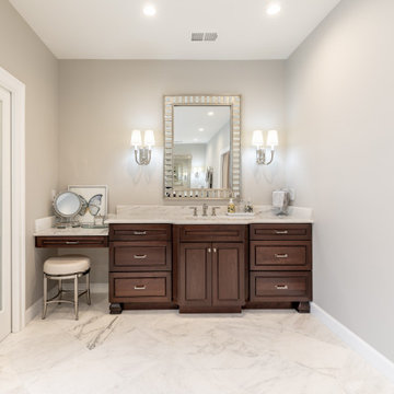 Modern and Serene Spa Master Bath in McLean, Northern Virginia