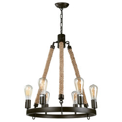 Industrial Chandeliers by LNC Lighting