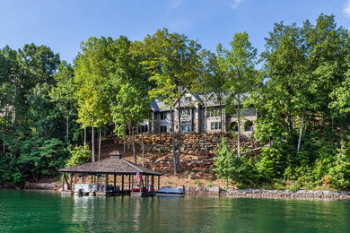 Example of a beach style exterior home design in Other
