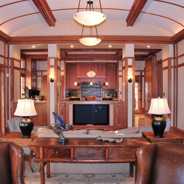 Barrel Vaulted Living Room