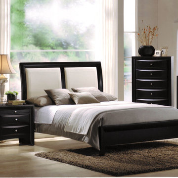 Ireland Eastern King/Queen Bed, Black and White