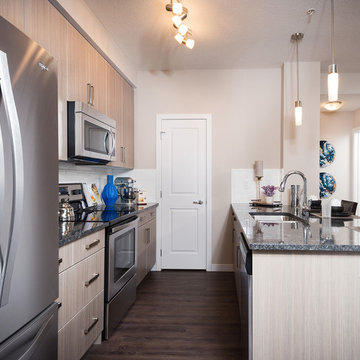 Origins at Cranston - Birch Show Suite Kitchen