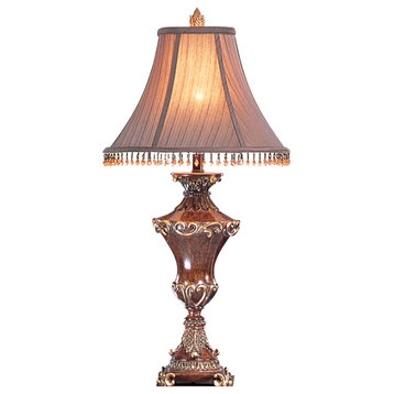 31"H Resemble Wood Table Lamp