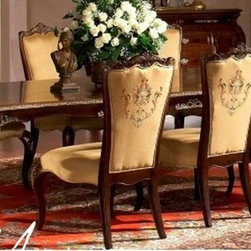 AICO Furniture - Imperial Court Rectangular Leg Dining Table - AIC-79000-40 - Dining Tables