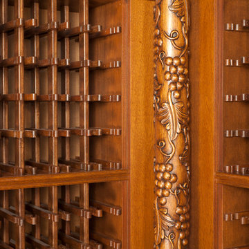 Wine Cellar Carving Wood