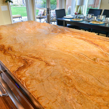 Exotic African Sapele Kitchen