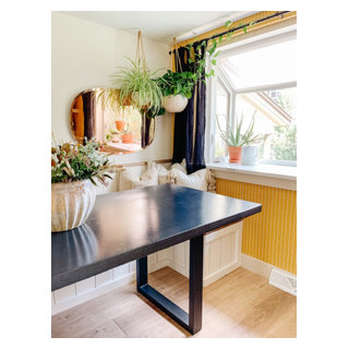 DIY Concrete Dining Table - Eclectic - Dining Room - Denver - by ...