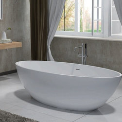 designer stone bathroom ware from the pietra bianca collection - Bathtubs