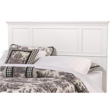 Hawthorne Collections Traditional Wood Queen Panel Headboard in Off White