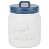 Blue Ceramic Cookie Jar