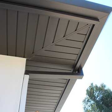 Temecula Ca. Soffit, Fascia, Gutters, Downspouts, Beam Cap, After Stucco
