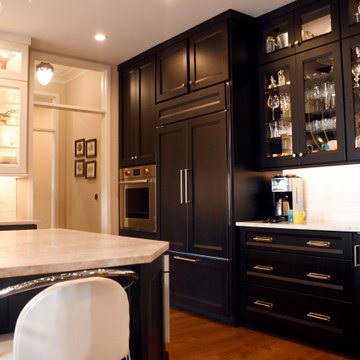 Handcrafter Plato Cabinetry Complements LaCornue Range