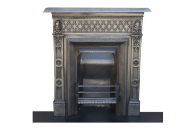 Original Cast Iron Bedroom Fireplace