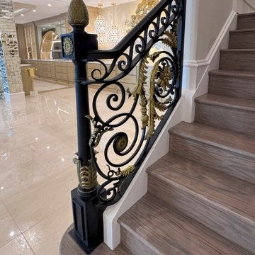 Project #135 | A Vibrant Double Curved Staircase