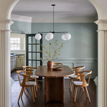 blue dining room
