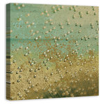 DDCG - "Aging Copper Abstract" Canvas Wall Art, 30x30 - This 30x30 gallery wrapped canvas evokes images of copper patina.   The wall art is printed on professional grade tightly woven canvas with a durable construction, finished backing, and is built ready to hang. The result is a remarkable piece of wall art that will add elegance and style to any room.