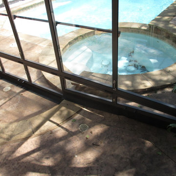 Richardson, TX - Retractable Pool Enclosure on 3 levels - Laguna Design