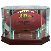 OnDisplay Deluxe UV-Protected Standard Football/Baseball Helmet Display Case  - Vandue