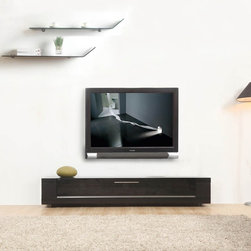 Editor Remix TV Stand in Matte Black - Entertainment Centers And Tv Stands