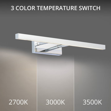 WAC Lighting WS-73117-35 Parallax 18"W LED Bath Bar Set to 3500K - Black
