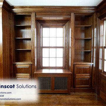 Built-in Book Shelf Designs by Wainscot Solutions