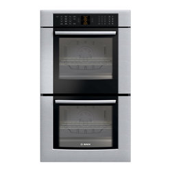 Bosch 30" 800 Series Double Wall Oven With Convection, Stainless | HBL8650UC - Ovens