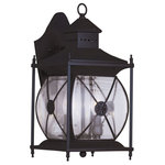 Livex Lighting - Livex Lighting 2092-07 Providence - Two Light Outdoor Wall Lantern - Shade Included: YesProvidence Two Light Bronze Clear Beveled *UL: Suitable for wet locations Energy Star Qualified: n/a ADA Certified: n/a  *Number of Lights: Lamp: 2-*Wattage:60w Candelabra Base bulb(s) *Bulb Included:No *Bulb Type:Candelabra Base *Finish Type:Bronze