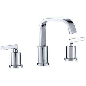 Chesapeake 8 Widespread Bathroom Faucet With Pop Up Drain Assembly Transitional Bathroom Sink Faucets By Speakman Company