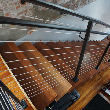 Shape Fitness Cable Wire Railing Job, Worthington, Ohio