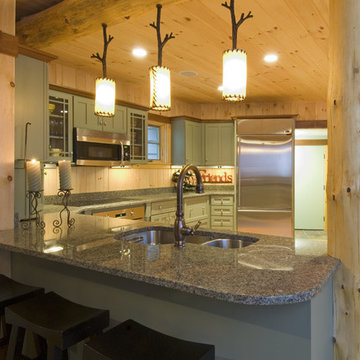 Unique Hybrid of Conventional, Timber and Log Framed Home