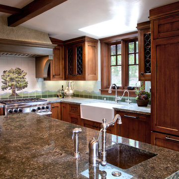 Green Crafsman Kitchen
