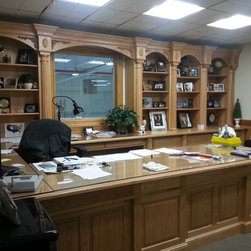 Custom Fluted Oak Columns - Products