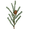 Vickerman Carmel Pine Tree With Pine Cones and Burlap Base, 42"