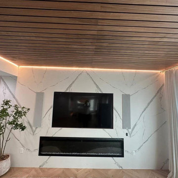Custom wood ceiling
