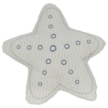 Anne Home, Star Pillow, White, Set Of 2