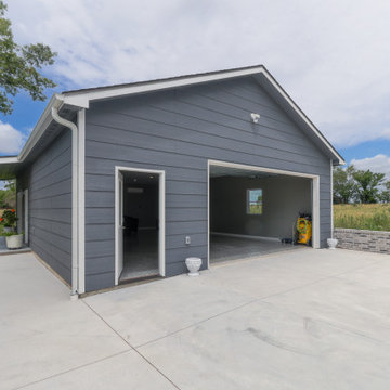 11th Street Detached Garage Build Before/Afters