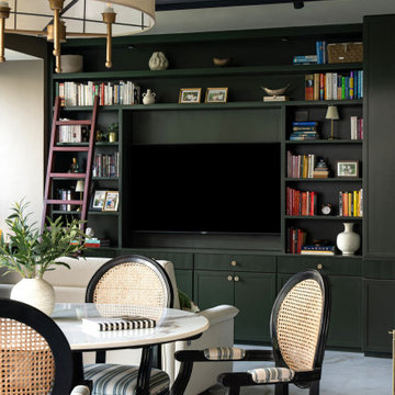 Contemporary apartment with European-inspired design influences