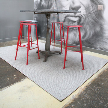 Ultra Durable Slate Indoor-Outdoor Braided Rug