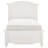 Lexicon Meghan 44 inches Traditional Wood and MDF Board Twin Bed in White