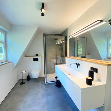 Renovierung eines Badezimmers und Gäste-WCs, Hamburg-Eppendorf