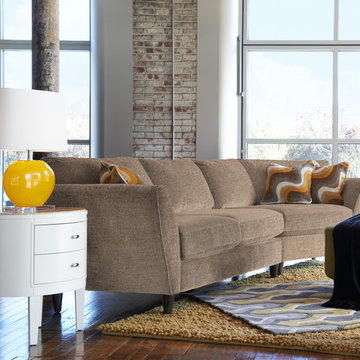 Tribeca Sectional by La-Z-Boy shown in Sand