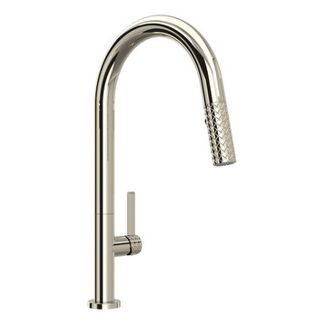 Rohl TE55D1LM Tenerife 1.75 GPM 1 Hole Pull Down Kitchen Faucet - Polished