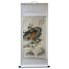 Chinese Color Ink Water Birds Fruits Scroll Painting Wall Art Hws1980