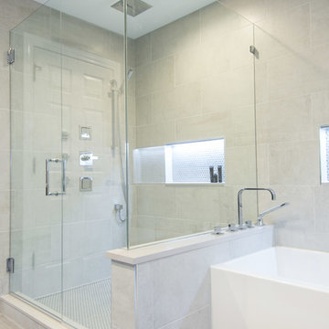 Lighting Play in a Master Bath