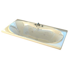 Miami with heater 53.14 in. Acrylic Center Drain Corner Alcove Whirlpool Bathtub in White Miami with heater 53.14 in. Acrylic Center Drain Corner Alcove Whirlpool Bathtub in White
