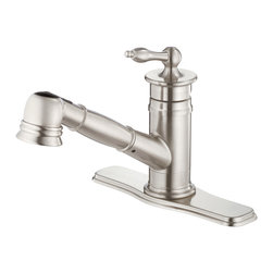 Danze Prince&trade; Single Handle Pull-Out Kitchen Faucet - Kitchen Faucets