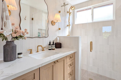 Bathroom - french country bathroom idea in San Diego