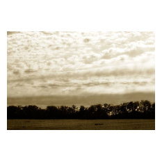 Fine Art Photograph, Clouds and Fields 2, Fine Art Paper Giclee